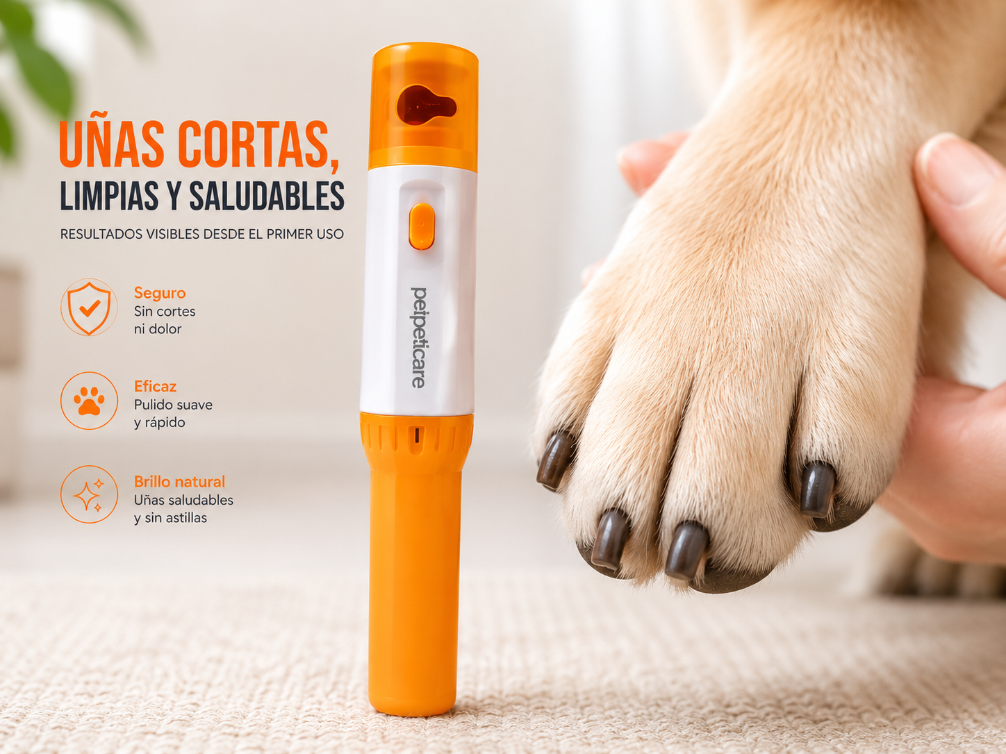 CORTADOR DE UÑAS SEGURO PARA MASCOTAS